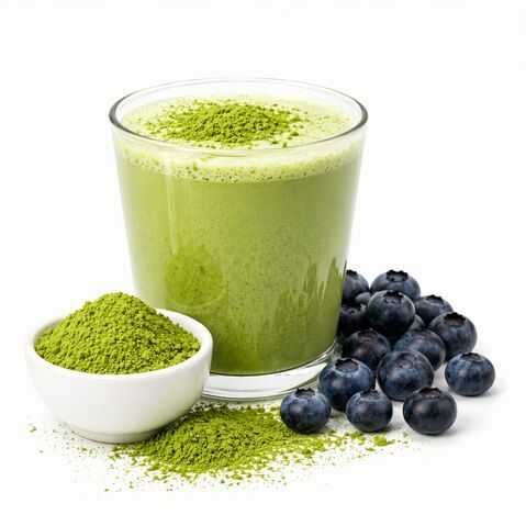 Prémélange Matcha Myrtille