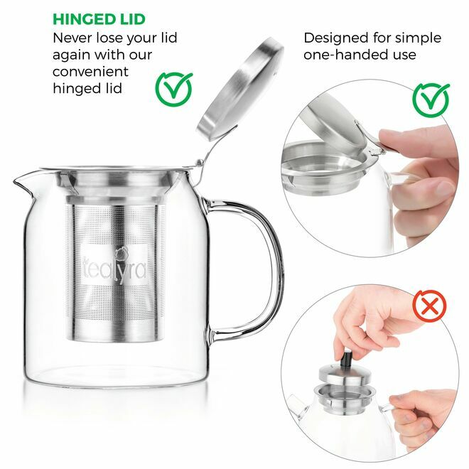 Pyxis Glass Teapot 20oz