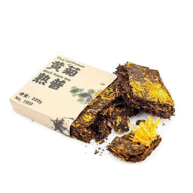 Pu'erh mûr au chrysanthème 220G