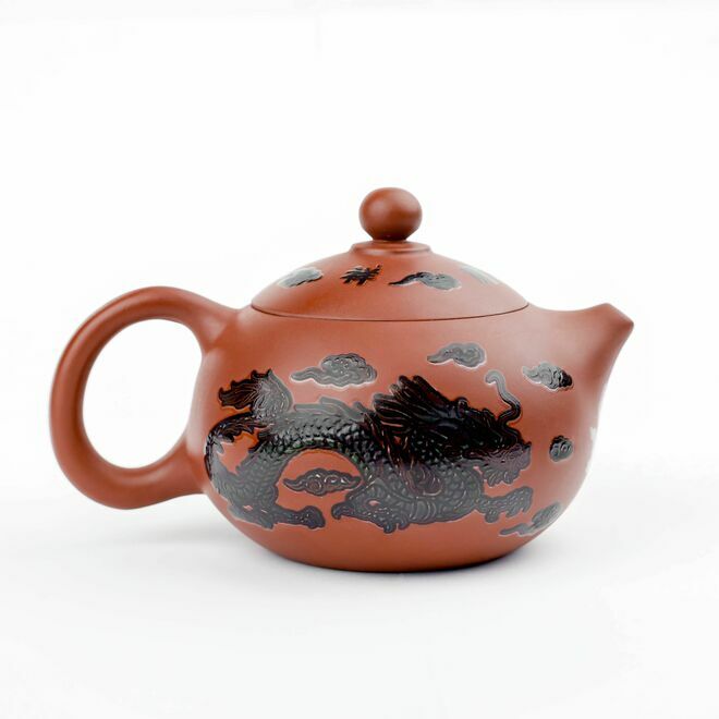 Color Changing Purple Clay Teapot 200ml
