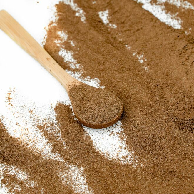 Matcha tostado y azucarado