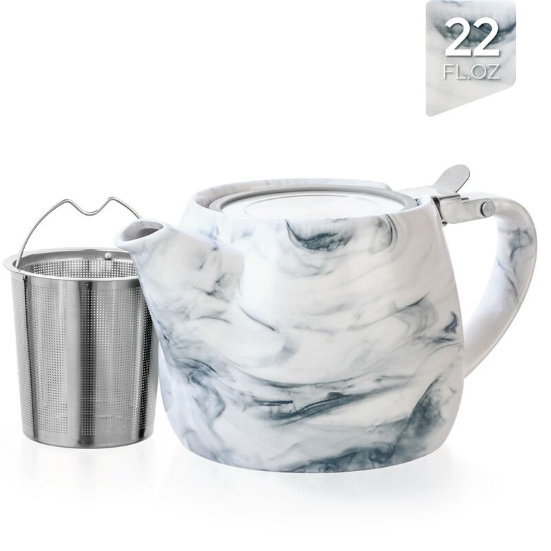 Marble Porcelain Teapot 22oz